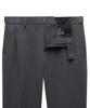 MUSINSA STANDARD Wide Hidden Banding Crop Slacks [Medium Gray]