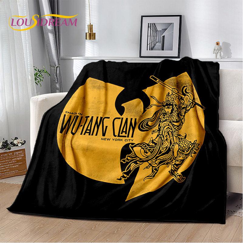 Wu T-TANG Clans Series Sign Soft Plush Blanket,Flannel Blanket Throw Blanket for Living Room Bedroom Bed Sofa Picnic Cover Kids
