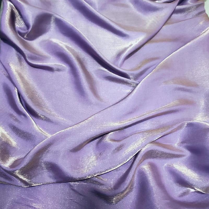 Wide 150cm 1Yard Mermaid Girl Gradient Color Fantasy Satin Fabric for Wedding Dress Hanfu Fashion Clothing Diy Sewing Cloth