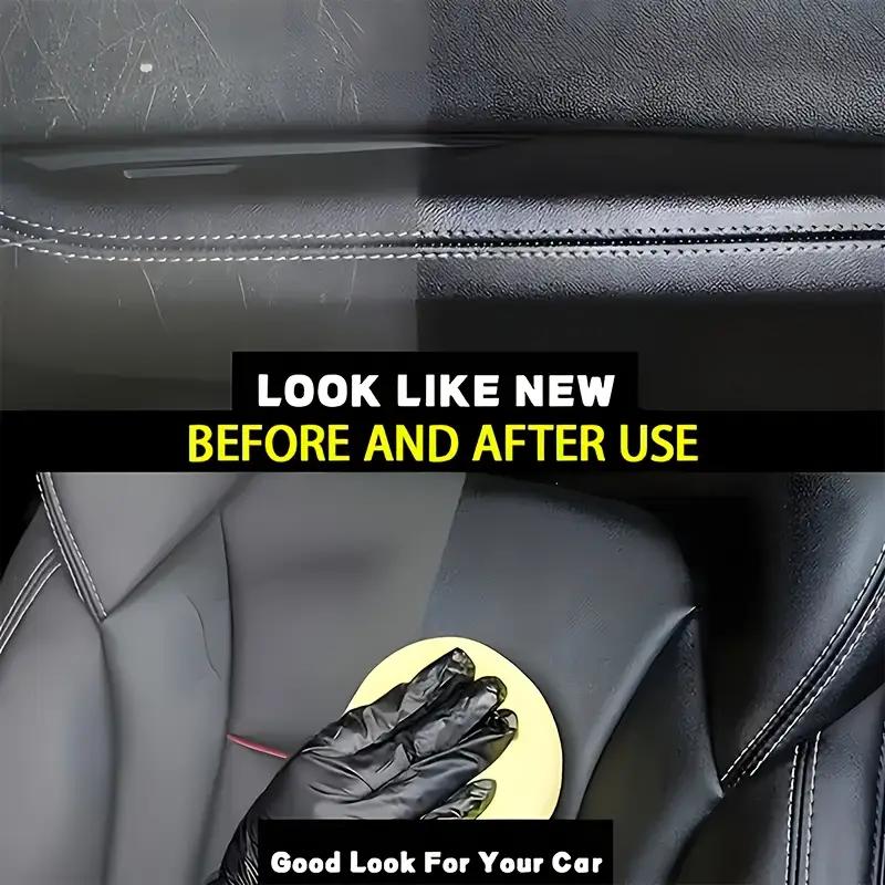 Automotive Interior Plastic Parts Refurbishment Wax - Tire Black Recovery Cream, Rubber Strip Care Crystallization Agent,