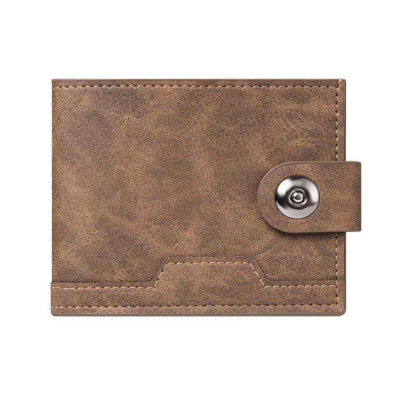 PU Leather Men Short Wallet Ultra Slim Credit Card Holder Multi Card Case Purse Business Portable Fashion Wallet Coin Money Bag