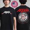Anthrax Kanada Tour 2026 T-Shirt Thrash Night Zweiseitiges Metal Band T-Shirt Unisex T-Shirt