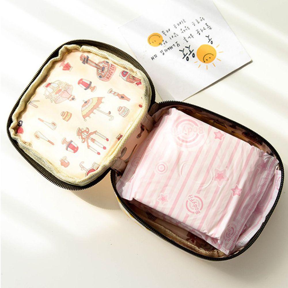 Credit Card Holder Sanitary Pad Pouch Makeup Pouch Cosmetic Bag Sanitary Napkin Storage Bag