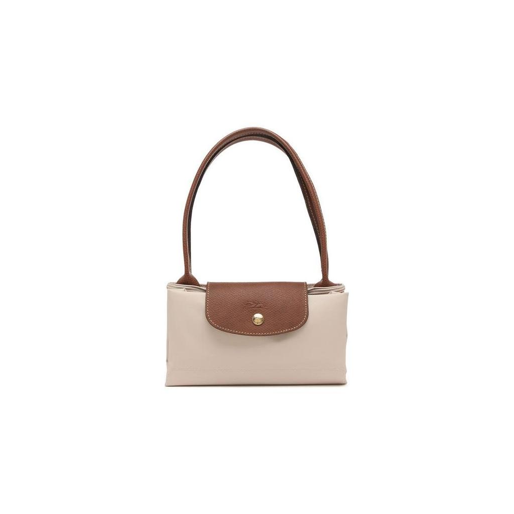 Longchamp Le Pliage 28 Button Zipper Closure Long Handle Dumpling Tote Bag Women tote bags Paper-Color 2605089P71