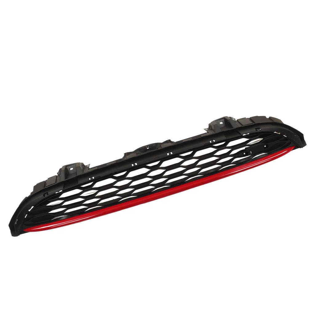 JCW Front Bumper Bonnet Grille Grill Red Stripe 51137393456 for Cooper F55 F56 F57 S JCW 2014‑2021