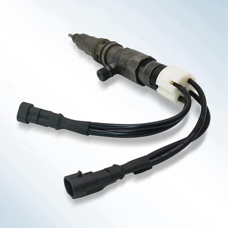 YY Premium-1pc CRIN 4 Pin Fuel Injector Connector Plug Wirng Harness Cable for Common Rail Injectors Connecting Cables Female