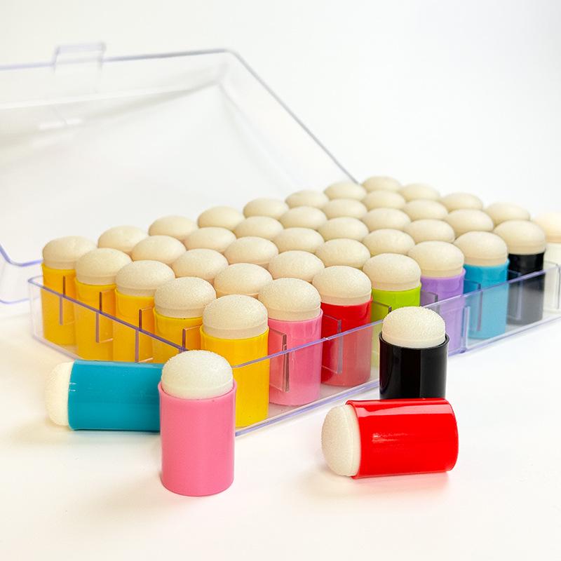 Dětský prstový houbičkový nástroj pro DIY malování na obličej a razítkování