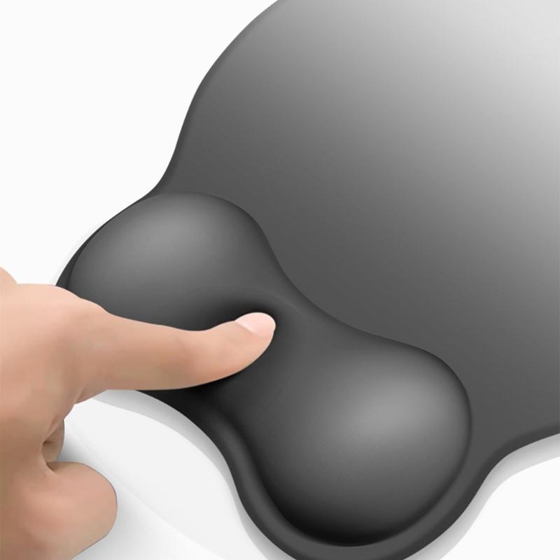 AntiSlip Mouse Pad With Memory Foam Wrist Rest Skin Friendly Ergonomic Wrist Support Gradient Color For Computer
