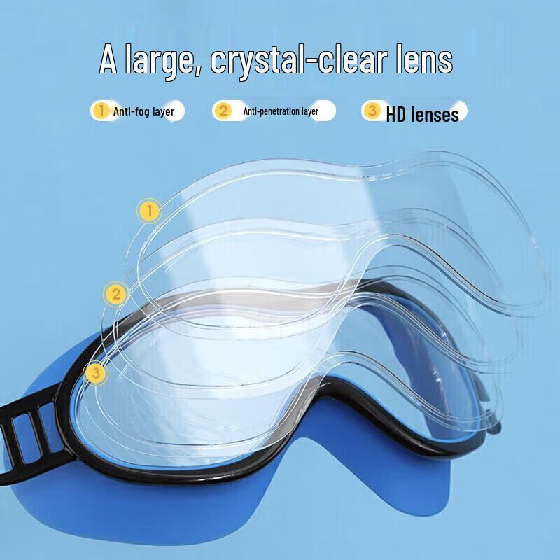 LI-NING Kids Anti-Fog Waterproof Swim Goggles