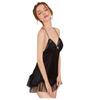 Schönes Garn im neuen Stil für Damen, sexy Nachthemd + T-Hosenanzug, Damen-Mesh-Blackless-Nachtwäsche