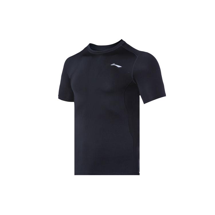 Li Ning T Shirts Men's Crew Neck Moderate Straight Fit AUDQ041-1