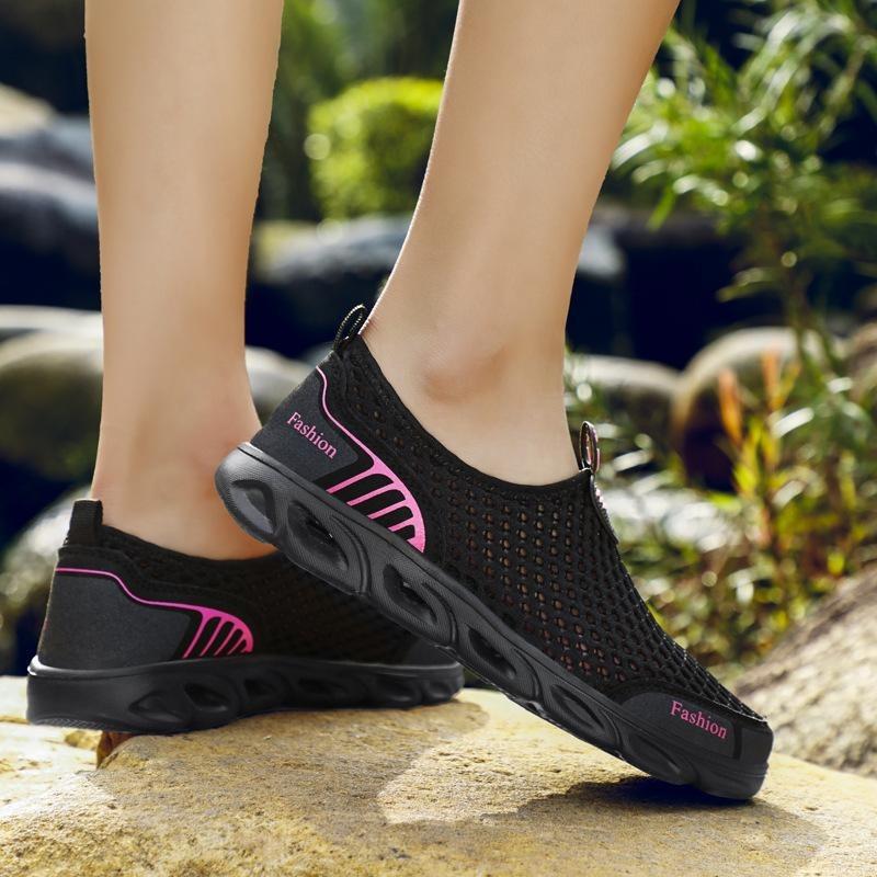 Heren Mesh Instappers Ademend Holle Zool Lichtgewicht Casual Zomerschoeisel