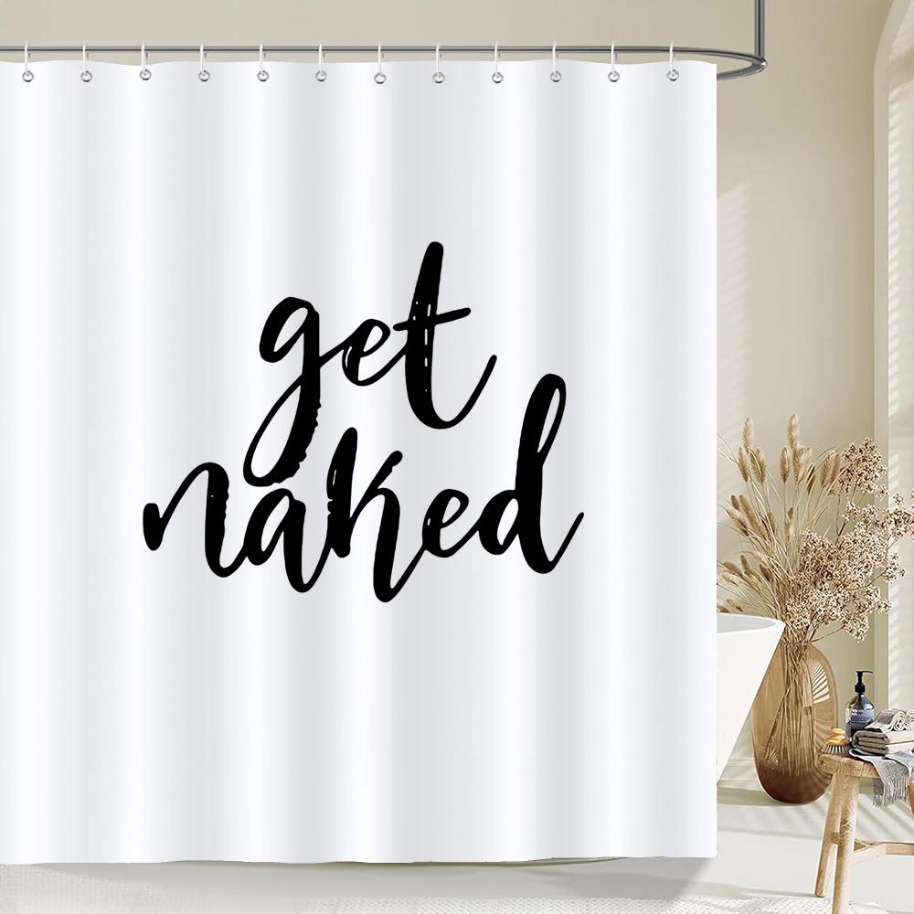 Sexy Red Lips Pink Print High Heel Shower Curtain Cosmetic Perfume Pink Girl Bedroom Decor Curtains Waterproof Bathroom Curtain