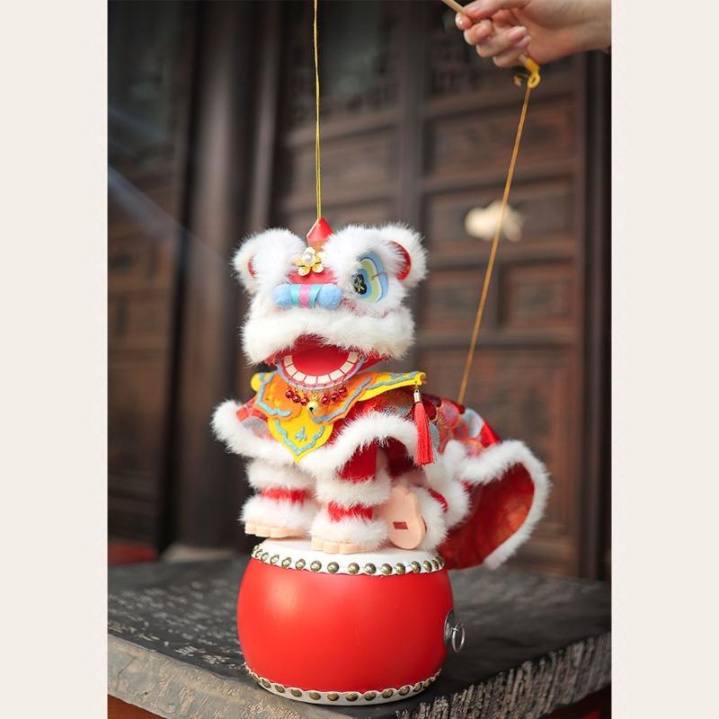 Chinese New Year Craft Kits Lions Dance Themed Lanterns Easy Assembly Holiday Classroom Activity Supplies