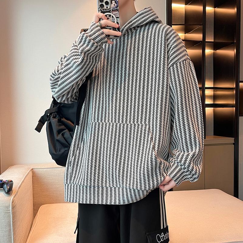 Men's Sweatshirt Casual Versatile Pullover Hooded Long-sleeved T-shirt Top