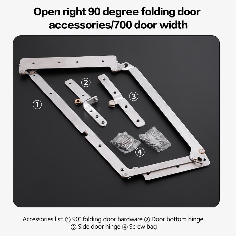 STARSHINE 90 Degree Folding Door Hardware