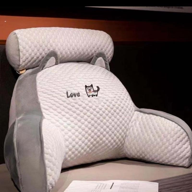 Large Bedroom Headboard Backrest Cushion Cover for Lumbar Support