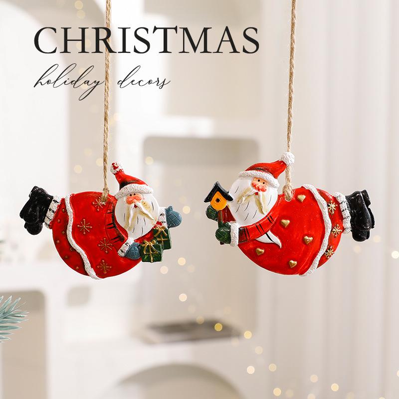 Cross-border Christmas Reindeer Ornaments: Cartoon Tree Decorations & Holiday Accessories