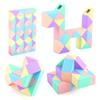 24 / 36 / 48 / 60 / 72 Segmente Magischer Regel Würfel Schlange Makronenfarbvielfalt Faltbar Stereo Kind