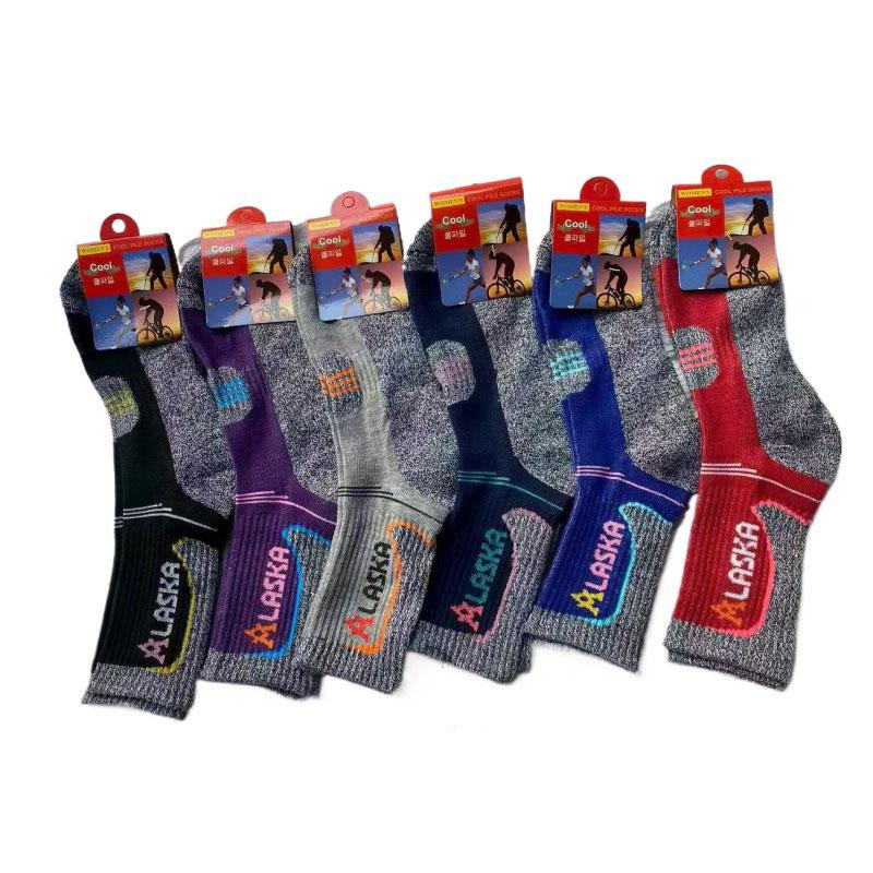 

2 Pairs of Warm and Breathable Stockings Fashionable High-quality Knitted Cotton Socks for Men and Women Casual Business Socks one size фіолетовий