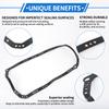 X Autohaux No.11251P0A000 Car Transmission Filter Oil Pan Gasket for Honda Accord 2.2L 1990-1997 for Honda Odyssey 2.2L 1995--98