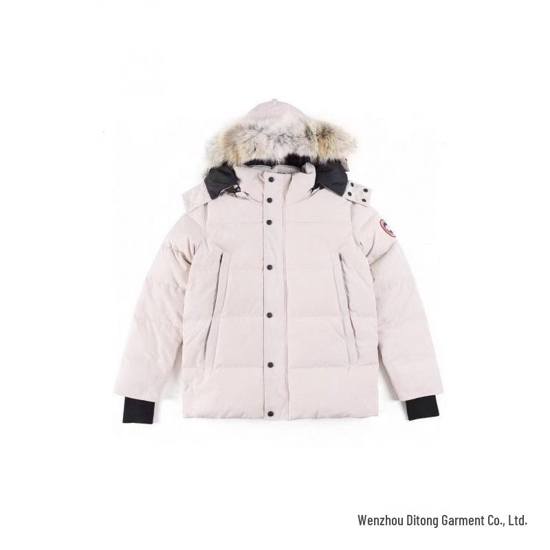 Men's Canadian Wyndhaw Down Parka with Wolf Fur Collar - 29 Styles Available