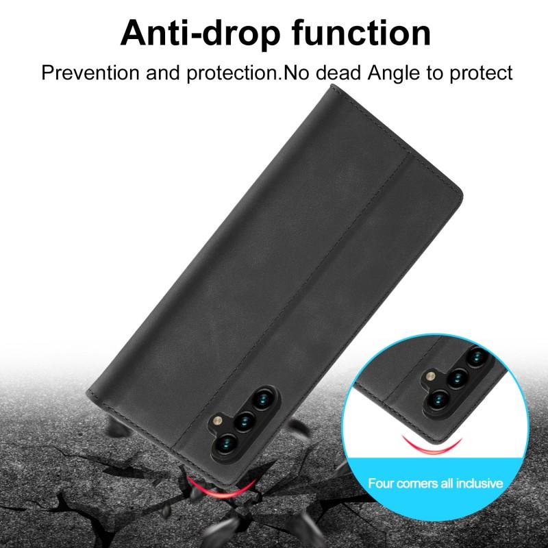 Leather Phone Case for Samsung A37 A57 A17 A36 A56 A16 A14 A34 A54 A73 A33 A53 A13 A32 A72 A55 A35 A15 Magntic Flip Wallet Case