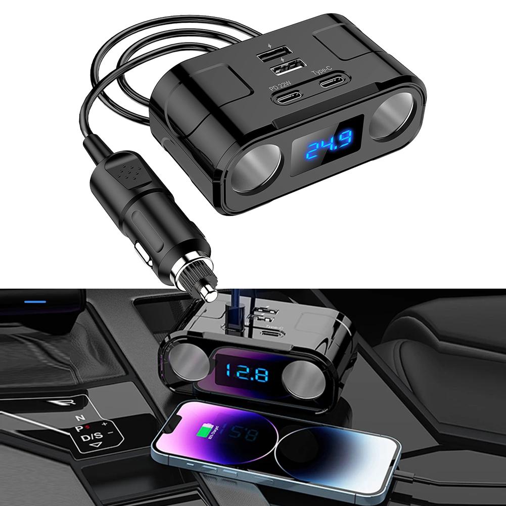 Power Splitter QC USB Car Charger Output Specifications