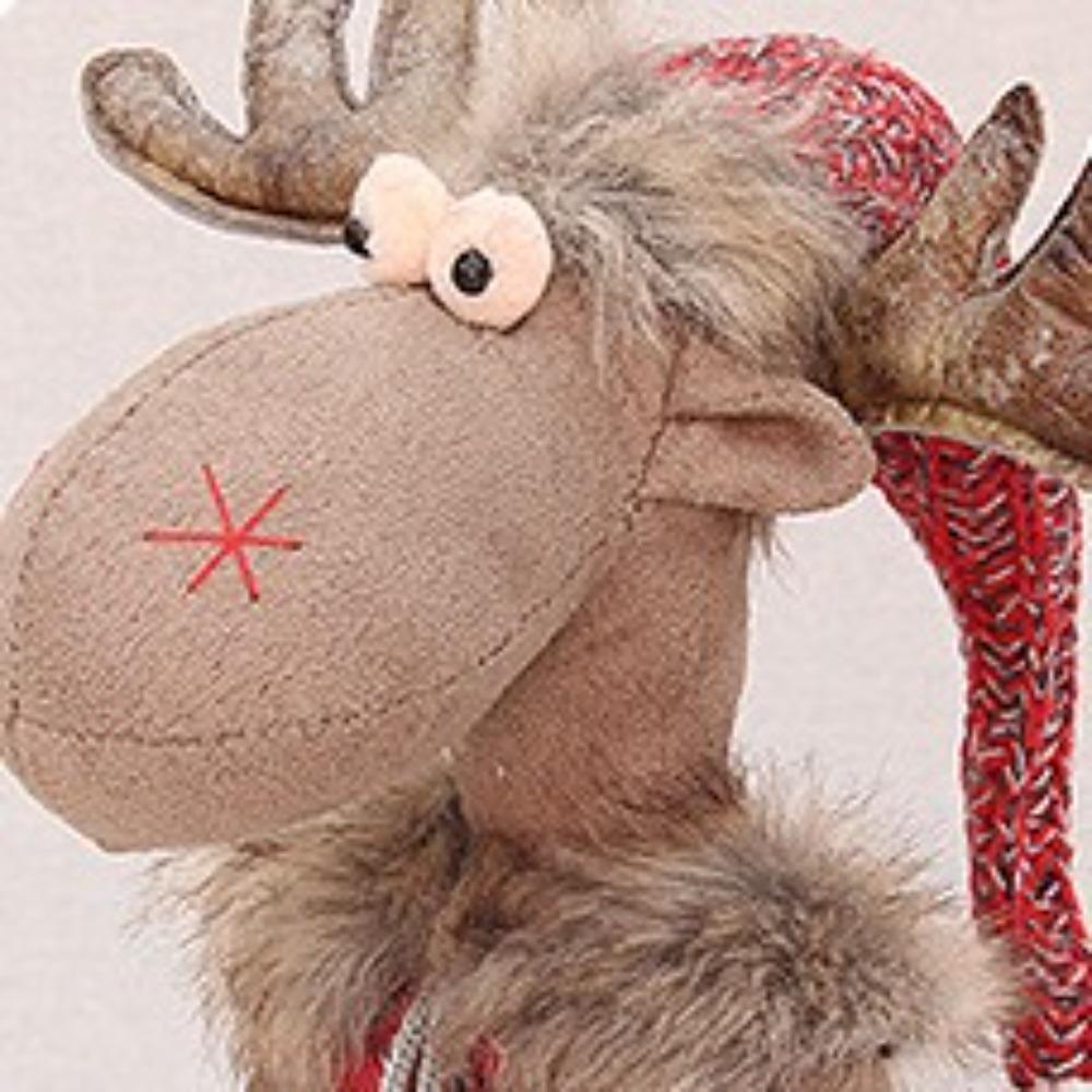Soft Christmas Elk Telescopic Doll Festival Merry Christmas Decoration New Year Supplies