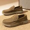 Mode Frühling Herbst Neue Herren Slipper Hochwertige Sohlen Bequeme Herren Laufschuhe Täglicher Arbeitsweg Herren Wildlederschuhe