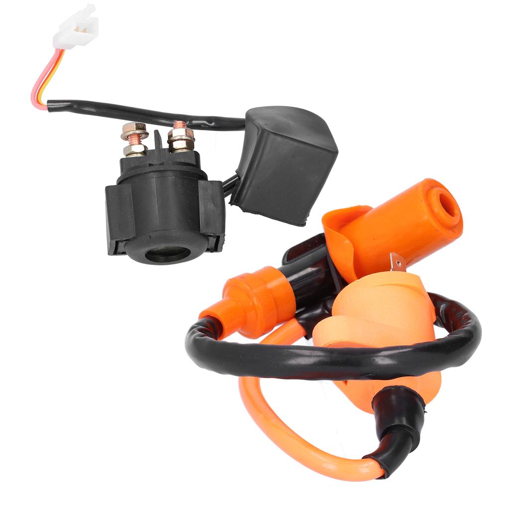 Zündspule Gleichrichter Magnet Relais Zündkerze 6Pin AC CDI Kit Fit für GY6 50cc 150cc 125cc
