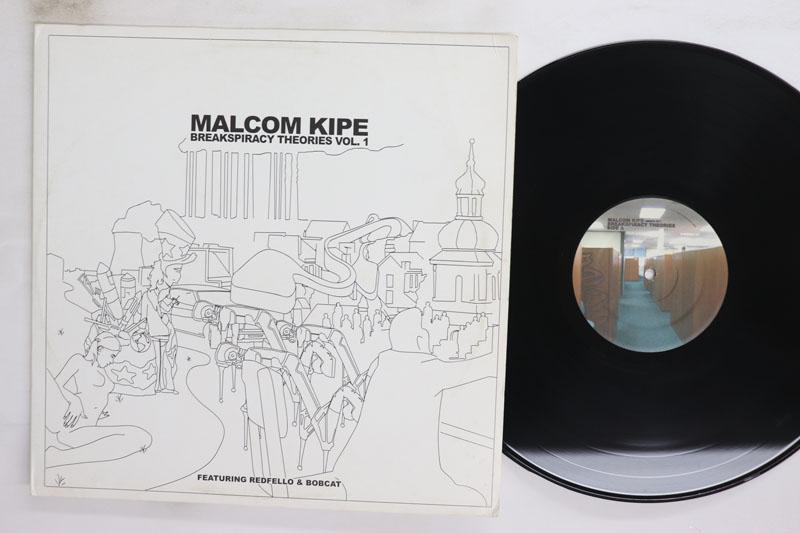 

12-дюймовая пластинка MALCOM KIPE Breakspiracy Theories Vol. 1 MERCKBT1 MERCK 2004 США Рэп Хип-Хоп R&B Б/у