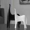 Decor Abstract 2Pcs Horse Statue Living Room Decor Animal Sculpture Office Desk Accessories Resin Ornament Gift Simple Home