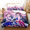 3D Anime BanG Dream! Girls Band Party! Printed Bed Set Duvet Cover Pillowcase Bedding Set Bed Linen Sheet Quilt Cover Full Size