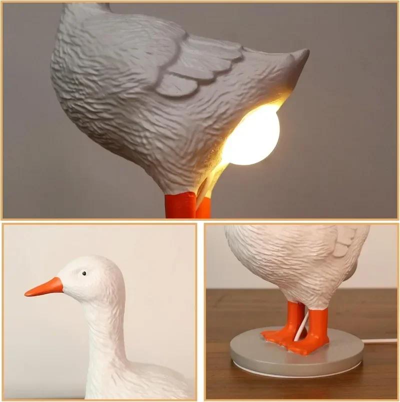 Duck Egg Lamp Chicken Easter Night Lamp Simulated Animal Carnival Party Chick Ornament Birthday Gift Home Decor Table Night Lamp