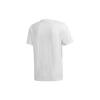 Adidas T Shirts Men's White Crew Neck Moderate Straight Fit FM9449