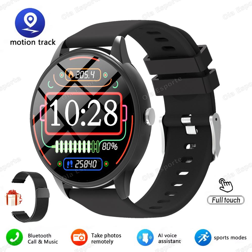 New Women SmartWatch Bluetooth Call Lady Watches Sports Waterproof Heart Rate Sleep Monitor Smart Watch Women Present Gifts