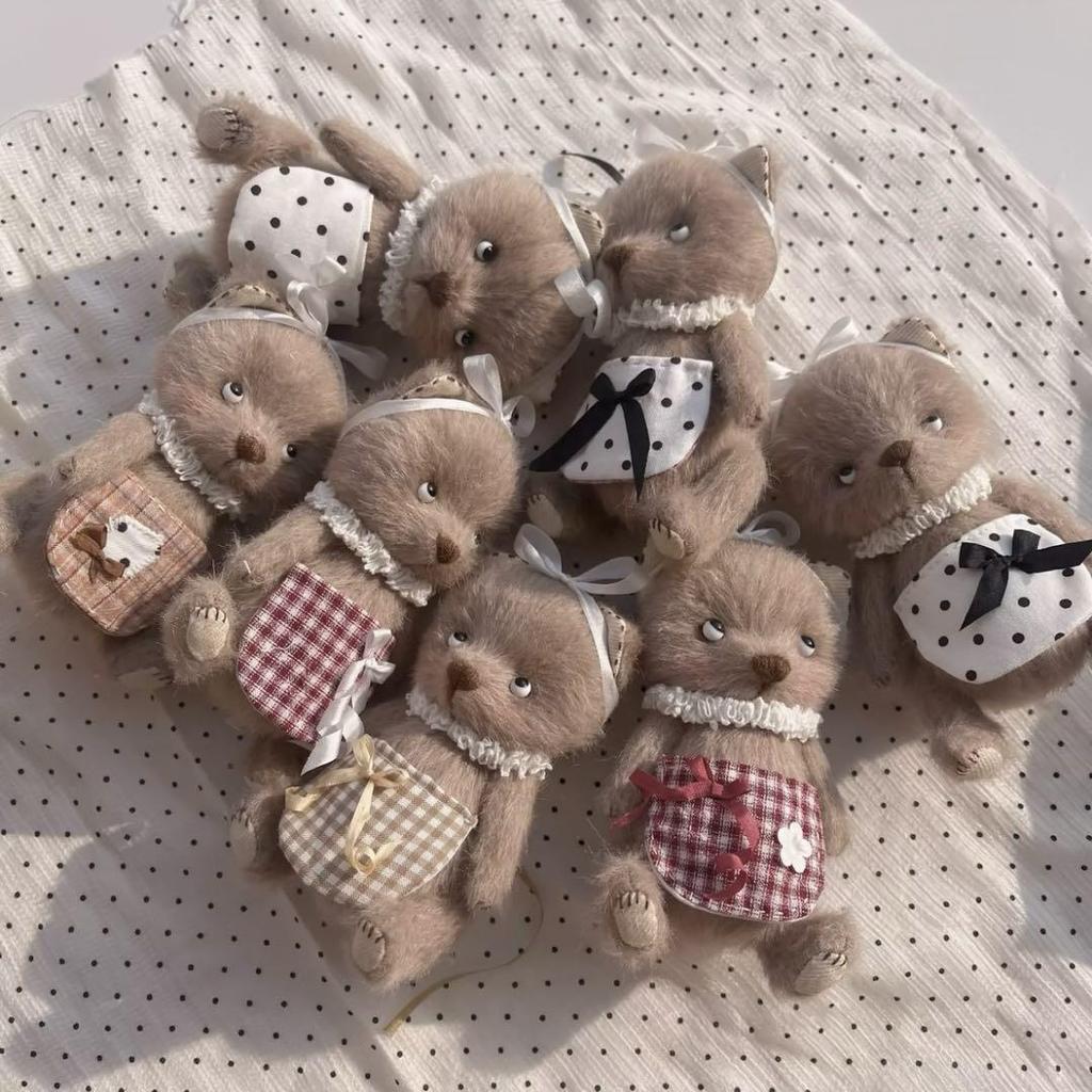 [USED] Handmade Teddy Bear Plush Toy by Overseas Artist Bear Thinking Bear