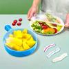 500/300/100 Pcs of Elastic Food Cling Film - Stretchable Transparent Dish Cover - Multi-purpose, Odorless Kitchen Cling Film, Anti Fly and Dust-proof