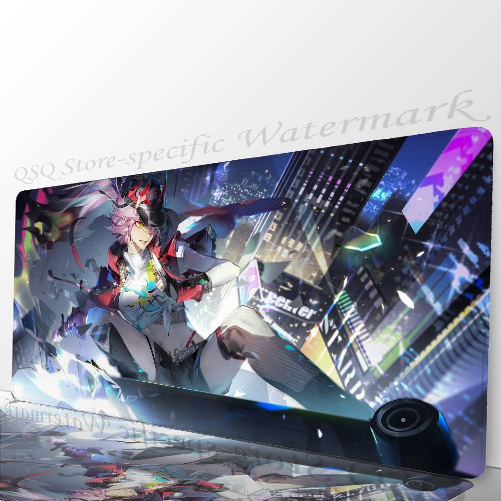 Rapa Animated Game Honkai Star Rail Mousepad Mouse Mat Desk Mat With Pad Gaming Accessories Prime Gaming XXL Keyboard Pad Padd