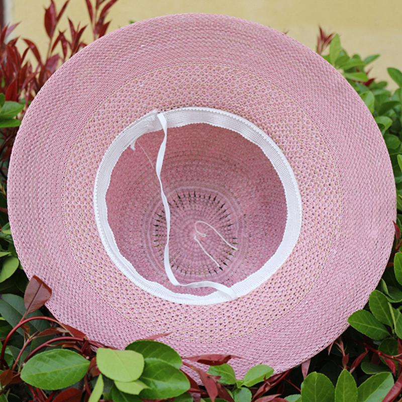 Elegant Sunscreen Straw Hat With Large Eaves, Breathable Sunshade Hat, Able And Lightweight Beach Hat