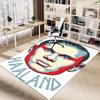 Haaland'S Political Campaign Carpet For Playroom Bedroom Living Room Sofa Home Decorkids Game Area Rug Nonslip Floor Mat
