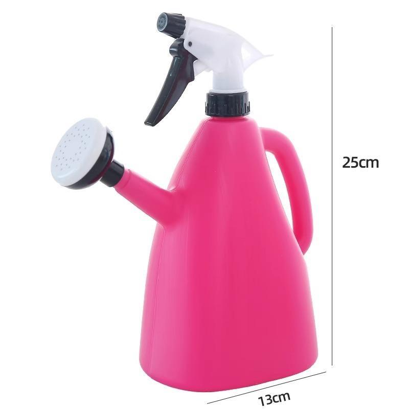 Adjustable 2-in-1 Plastic Watering Spray Pot Pressure Resistant Gardening Supply for Balcony Potted Plants