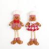 Christmas gingerbread man hanging ornaments long-legged gingerbread man doll mini gingerbread man pendant Christmas