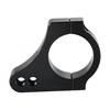 1x Black 28mm Aluminum Alloy Motorcycle Steering Damper Fork Mount Clamp Bracket