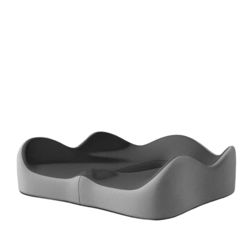 

Подушка для автомобильного сиденья из пеноматериала с эффектом памяти, удобная подушка для стула, новая ортопедическая подушка для копчика чёрный/серый