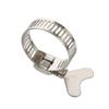 16~20mm Hose Connection Fastening Clamps Adjustable Stainless Steel Garden Irrigation Pipe Connection Fixed Buckle Clips 1/10Pcs