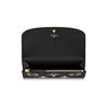Louis Vuitton Emilie Embossed Grain Cow Leather Wallet Women's Black M82340