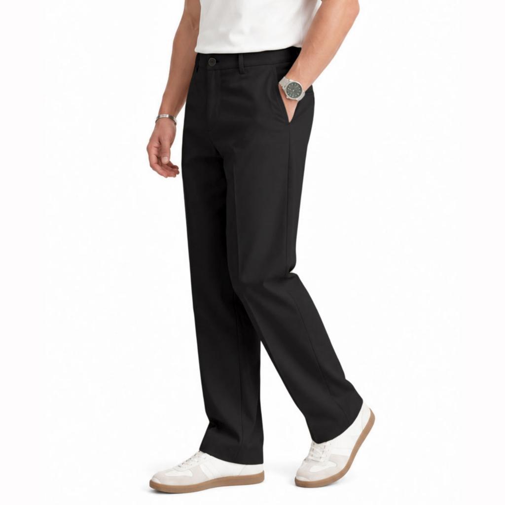 Men's Straight Leg Casual Dress Pants for Spring and Fall Business Casual Everyday Wear
