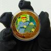 Castle coins, commemorative medals, collectible gifts, anime merchandise figurines